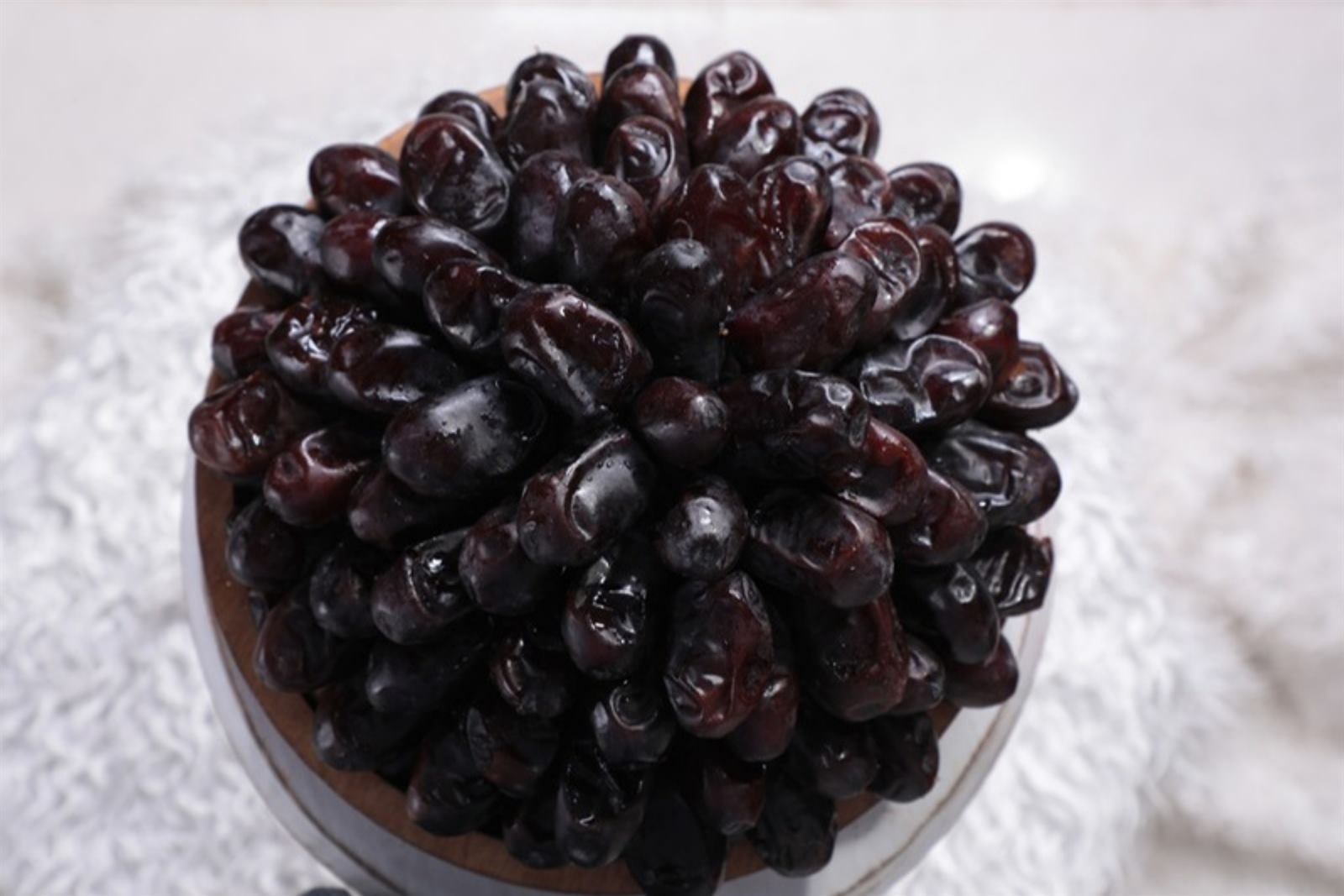 Mazafati dates seen from above
